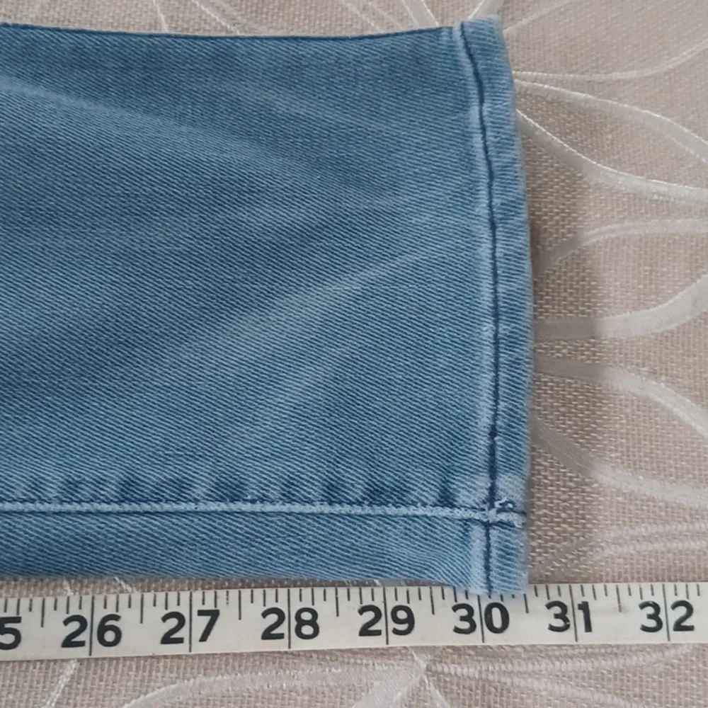 Banana Republic,  The Traveler, Blue Distressed, Slim Denim Jeans